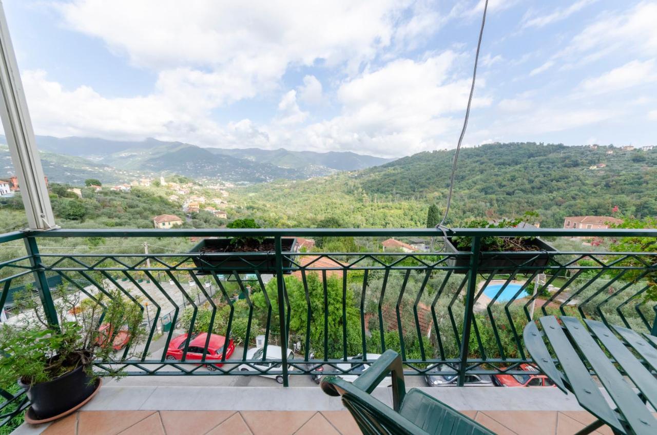 Ca' Do Pescou, Charming 2,Bedroom Apartment With Stunning Hill Views Overlooking The Greenery ราปาลโล ภายนอก รูปภาพ