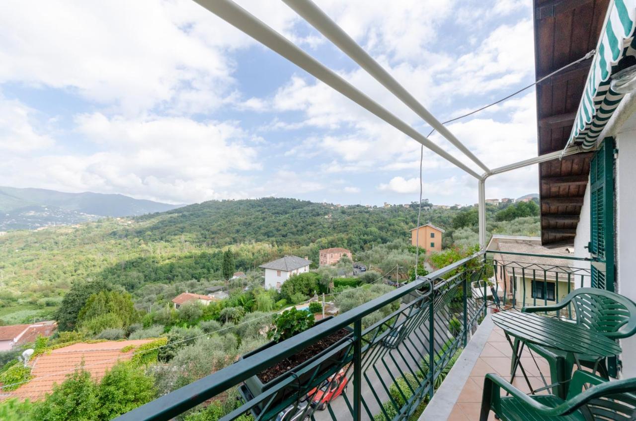 Ca' Do Pescou, Charming 2,Bedroom Apartment With Stunning Hill Views Overlooking The Greenery ราปาลโล ภายนอก รูปภาพ